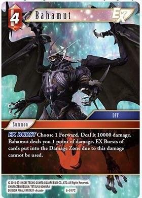 Bahamut EX - 6-017C - Foil
