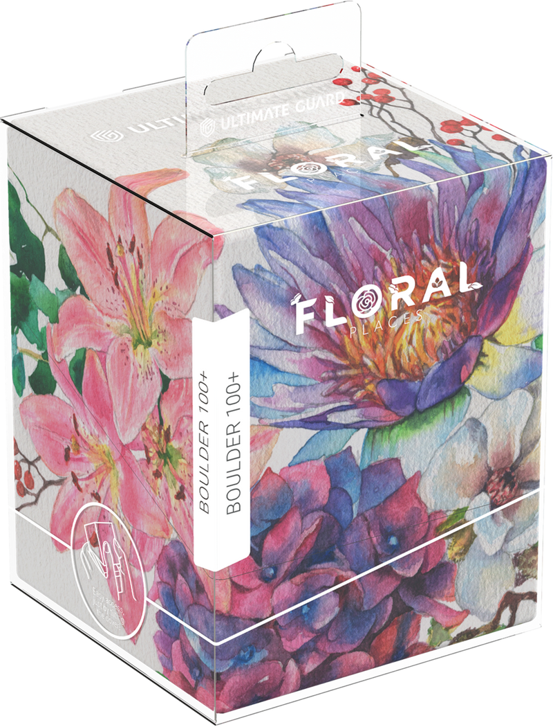 Ultimate Guard - Deck Case 100+ Boulder - Floral Places - Lotus Bloom