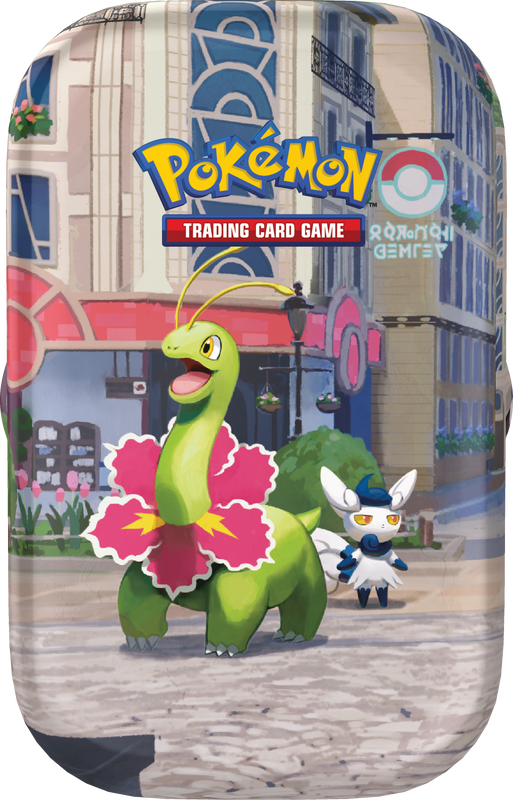 Lumiose City Mini Tin (Meganium & Meowstic)
