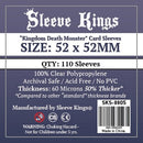 Sleeve Kings Kingdom Death Monster Card Sleeves 52MM x 52MM (110 CT)