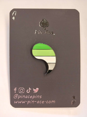 Customizable Pride Pin: Aromantic Right