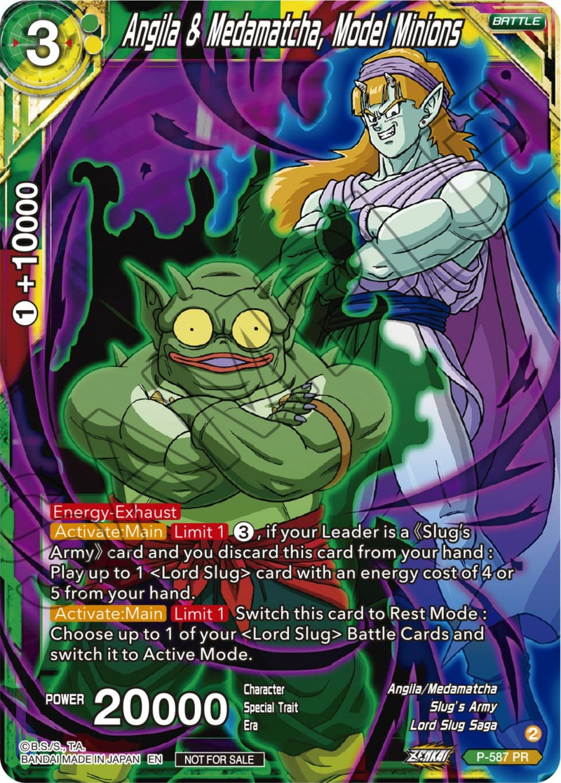 Angila & Medamatcha, Model Minions (Zenkai Series Tournament Pack Vol.7) (P-587) [Tournament Promotion Cards]