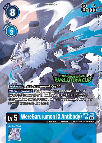 WereGarurumon (X Antibody) [BT9-028] (2024 Evolution Cup) [X Record Promos]