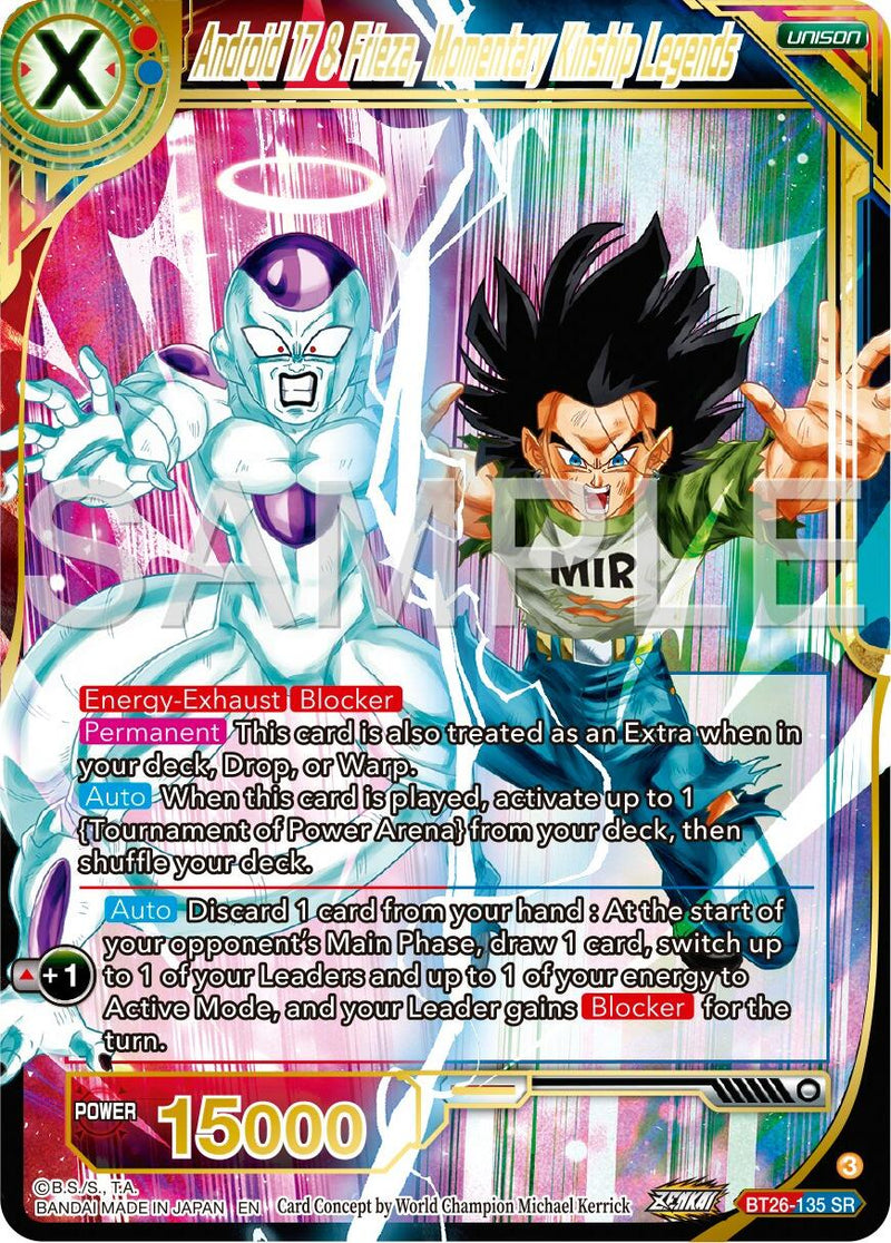 Android 17 & Frieza, Momentary Kinship Legends (BT26-135) [Ultimate Advent]