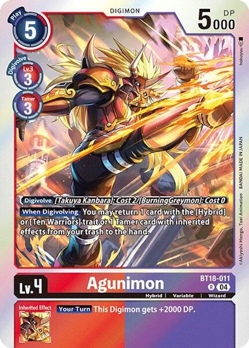 Agunimon [BT18-011] [Release Special Booster 2.0]