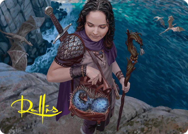 Drake Hatcher Art Card (5/54) (Gold-Stamped Signature) [Foundations Art Series]