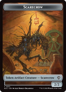 Snake // Scarecrow Double-Sided Token [Lorwyn Eclipsed Tokens]