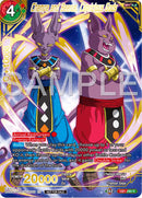 Champa and Beerus, Capricious Gods (Championship 2024 Finals Pack) (Gold Stamped) (DB1-088) [Tournament Promotion Cards]