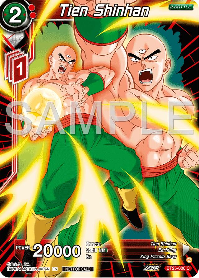 Tien Shinhan (Championship 2024 Finals Zenkai Pack) (BT25-006) [Tournament Promotion Cards]
