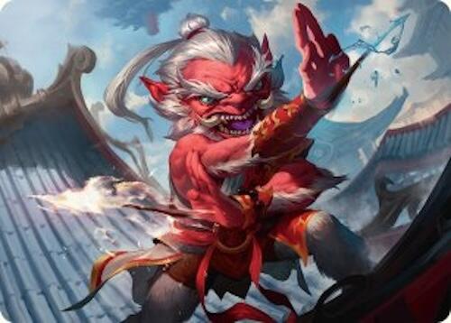 Devoted Duelist Art Card (15/54) [Tarkir: Dragonstorm Art Series]