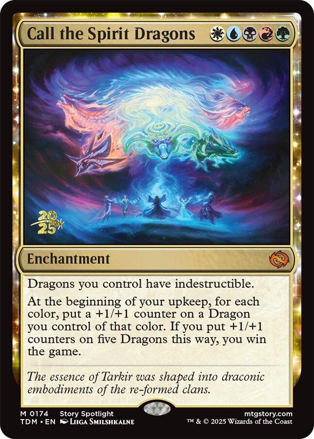 Call the Spirit Dragons [Tarkir: Dragonstorm Prerelease Promos]