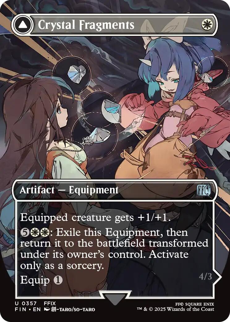 Crystal Fragments // Summon: Alexander (Borderless) [FINAL FANTASY]