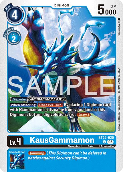KausGammamon [BT22-020] [Cyber Eden]