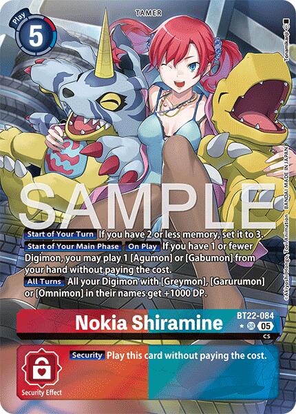 Nokia Shiramine [BT22-084] (Alternate Art) [Cyber Eden]