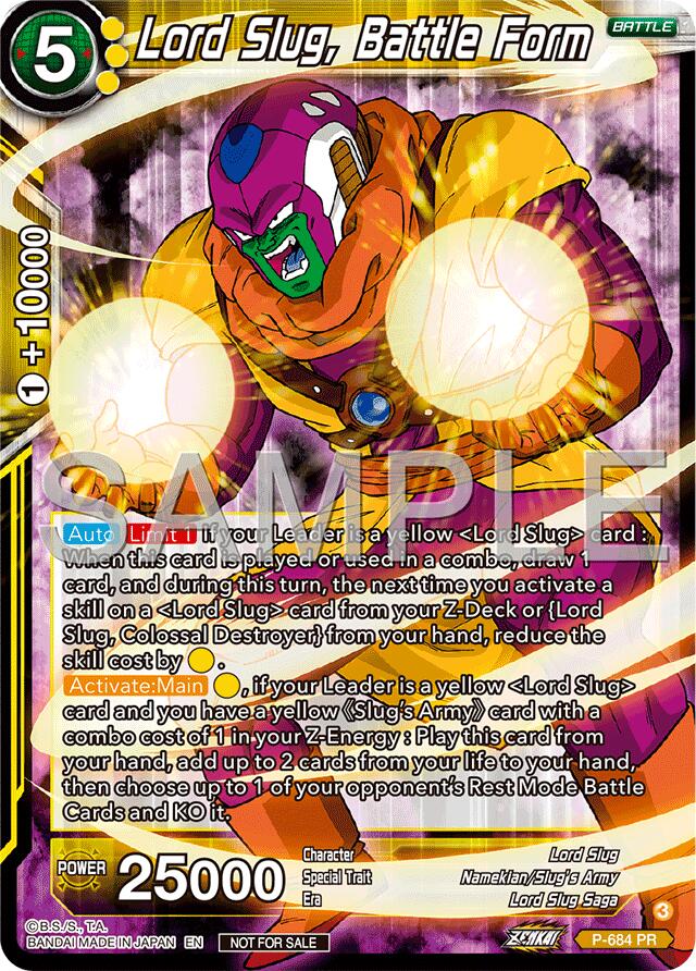 Lord Slug, Battle Form (Zenkai Series Tournament Pack Vol.12) (P-684) [Tournament Promotion Cards]