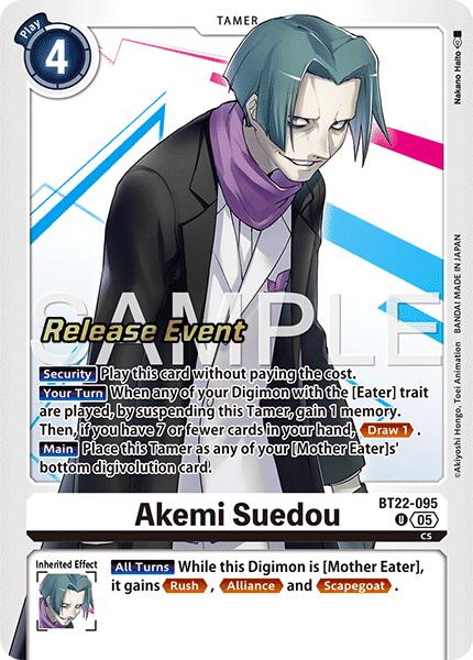 Akemi Suedou [BT22-095] [Cyber Eden Release Event Cards]