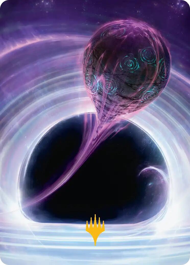 Susur Secundi, Void Altar Art Card (Gold-Stamped Planeswalker Symbol) [Edge of Eternities Art Series]