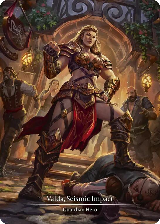 Valda, Seismic Impact (Marvel Cold Foil) [MPG001] (Mastery Pack Guardian)  Cold Foil