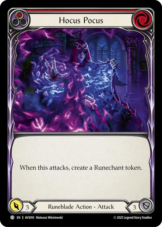 Hocus Pocus (Red) [AVS010] (Armory Deck: Legends Viserai)