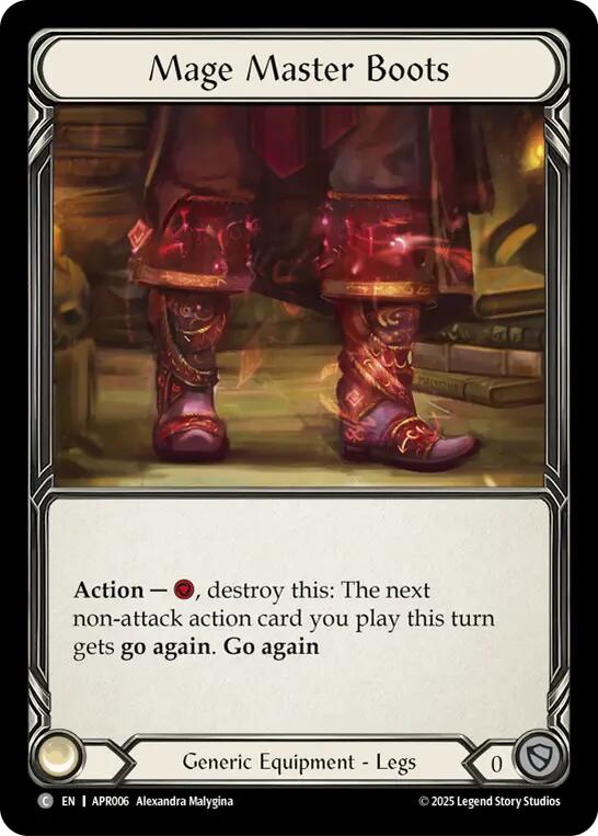 Mage Master Boots [APR006] (Armory Deck: Legends Prism)