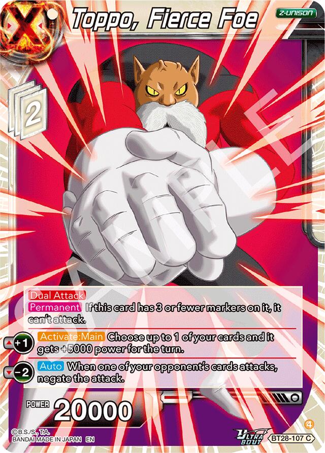 Toppo, Fierce Foe (BT28-107) [Prismatic Clash]