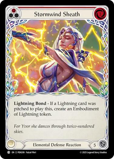 Stormwind Sheath [PEN209] (Compendium of Rathe)  Rainbow Foil