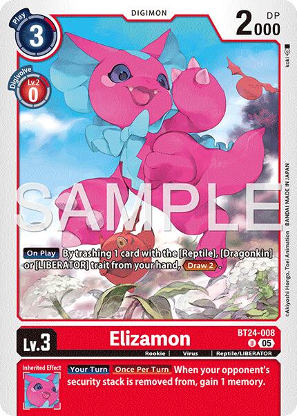 Elizamon [BT24-008] [Time Stranger]