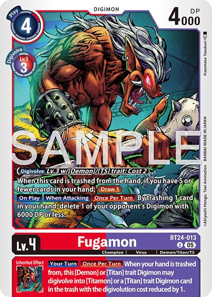 Fugamon [BT24-013] [Time Stranger]