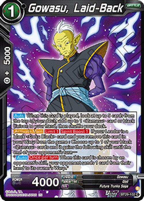 Gowasu, Laid-Back (BT29-102) [Fearsome Rivals]