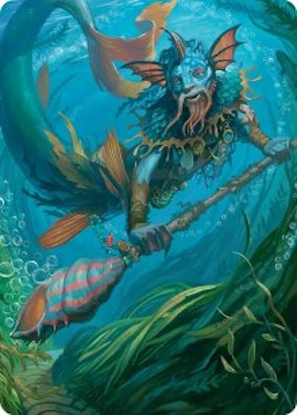 Sygg, Wanderwine Wisdom Art Card [Lorwyn Eclipsed Art Series]