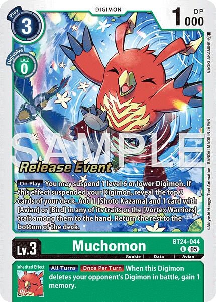 Muchomon [BT24-044] [Time Stranger Release Events Cards]