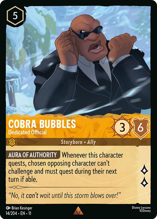 Cobra Bubbles - Dedicated Official (14/204) [Winterspell]