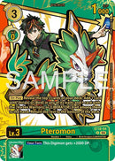 Pteromon [ST18-04] (Rare Pull) [Dawn of Liberator]