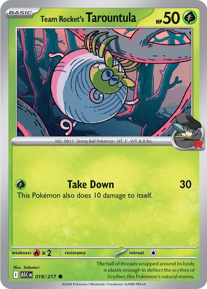 Team Rocket's Tarountula (018/217) [Mega Evolution: Ascended Heroes]