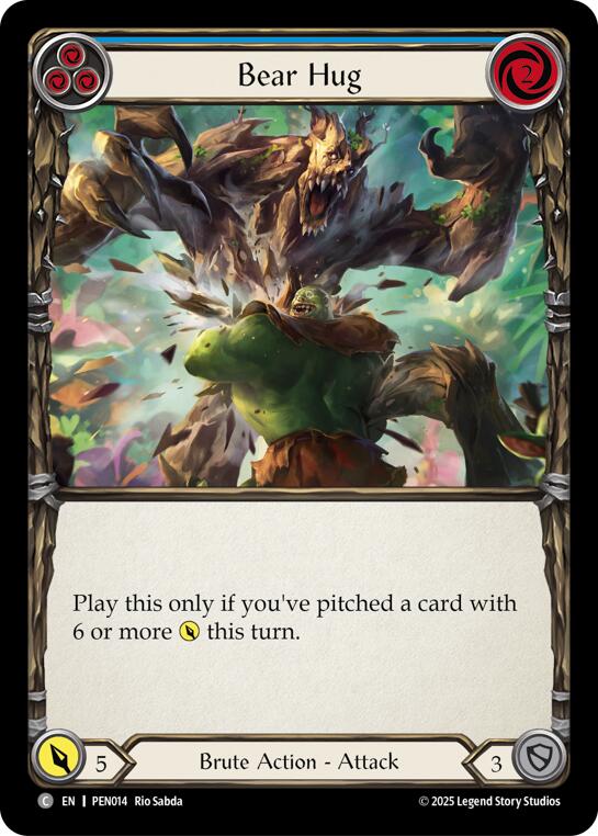 Bear Hug (Blue) (Regular) [PEN014] (Compendium of Rathe)