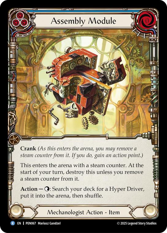 Assembly Module (Blue) (Regular) [PEN067] (Compendium of Rathe)