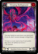 Weeping Battleground (Red) (Rainbow Foil) [PEN103] (Compendium of Rathe)  Rainbow Foil