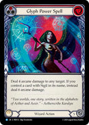 Glyph Power Spell (Red) (Rainbow Foil) [PEN113] (Compendium of Rathe)  Rainbow Foil