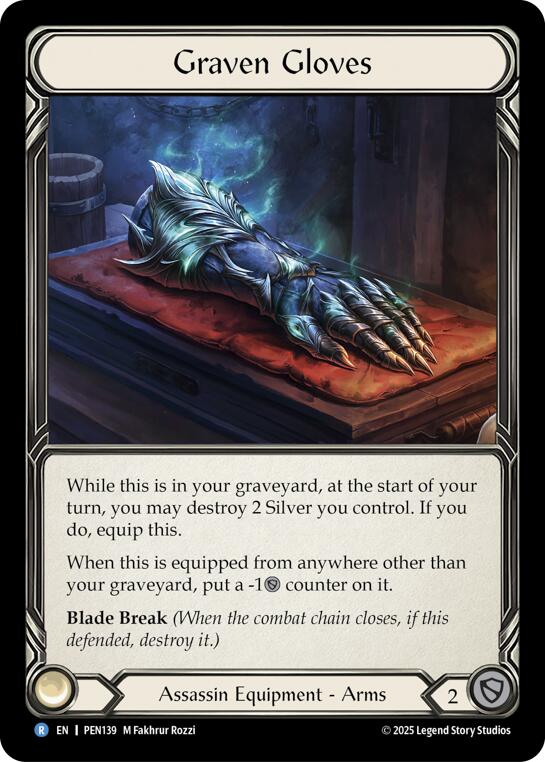 Graven Gloves [PEN139] (Compendium of Rathe)