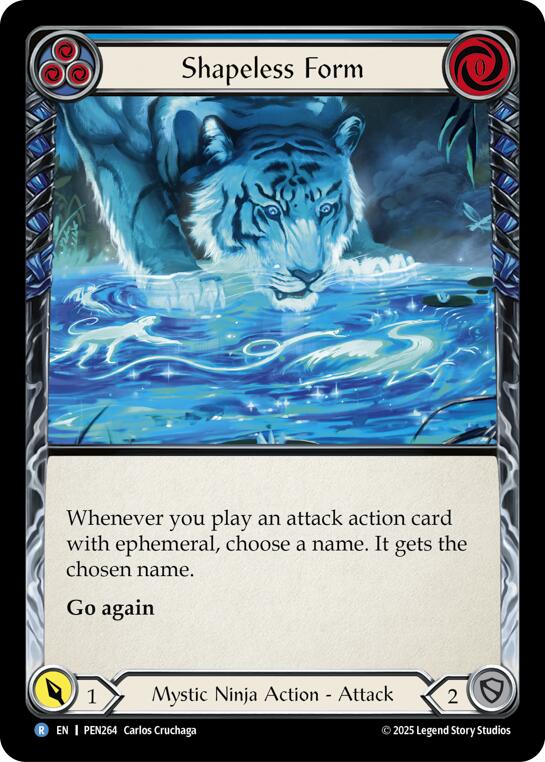 Shapeless Form (Blue) (Rainbow Foil) [PEN264] (Compendium of Rathe)  Rainbow Foil