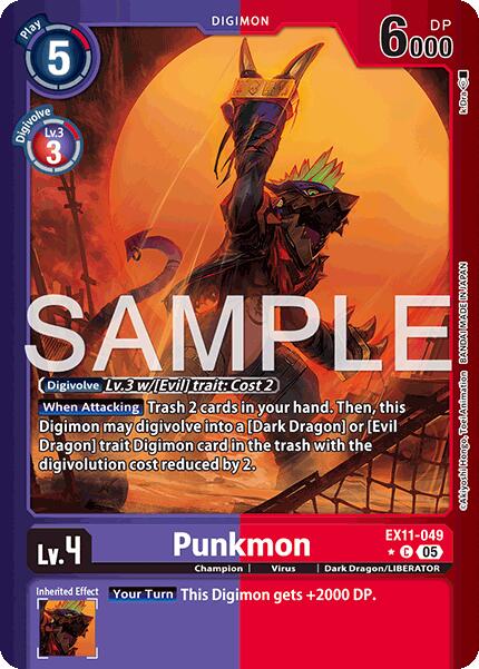 Punkmon [EX11-049] (Limited Foil) [Dawn of Liberator]