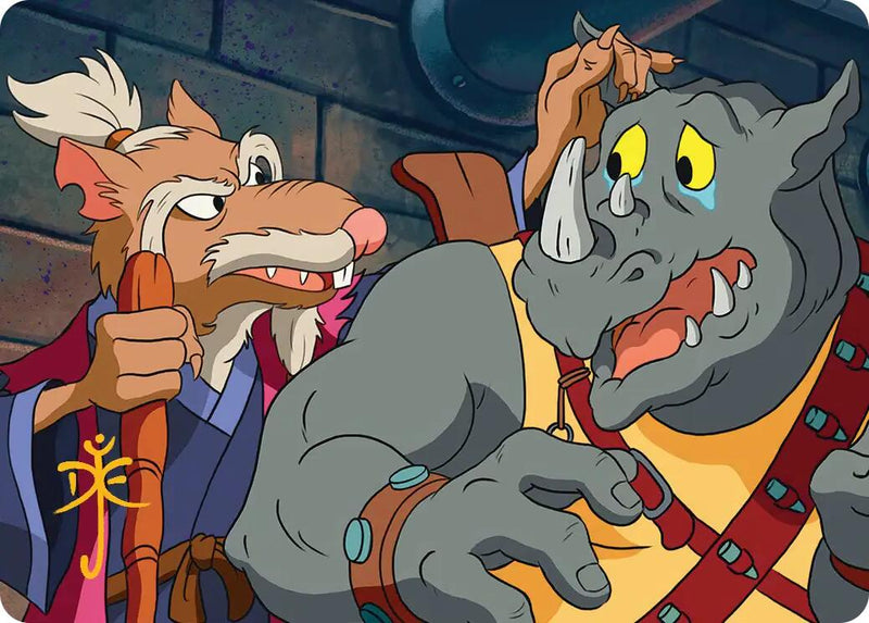 Splinter's Technique Art Card (Gold-Stamped Signature) [Teenage Mutant Ninja Turtles Art Series]