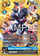 Gabumon [LM-022] - Bond of Friendship ACE (Gold Border) [Advanced Booster Digimon Generation]
