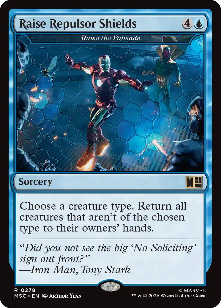 Raise Repulsor Shields - Raise the Palisade [Marvel Super Heroes Commander]