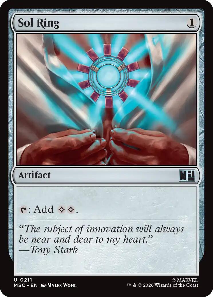 Sol Ring (0211) (Surge Foil) [Marvel Super Heroes Commander]