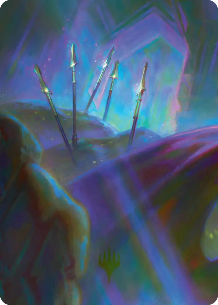 Long-Lost Lances Art Card (7/12) [The Hobbit Art Series]