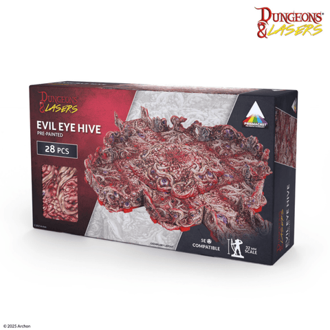 Dungeons & Lasers: Evil Eye Hive Half-Height Walls (Pre-Painted)