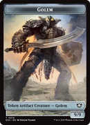 Gnome // Golem (0014) Double-Sided Token [Edge of Eternities Commander Tokens]