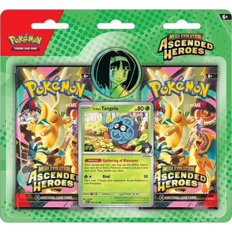 Mega Evolution: Ascended Heroes - Erika's Tangela 2 Pack Blister