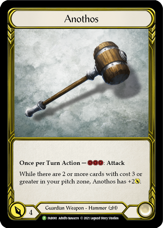 Anothos (Golden) [FAB061] (Promo)  Cold Foil